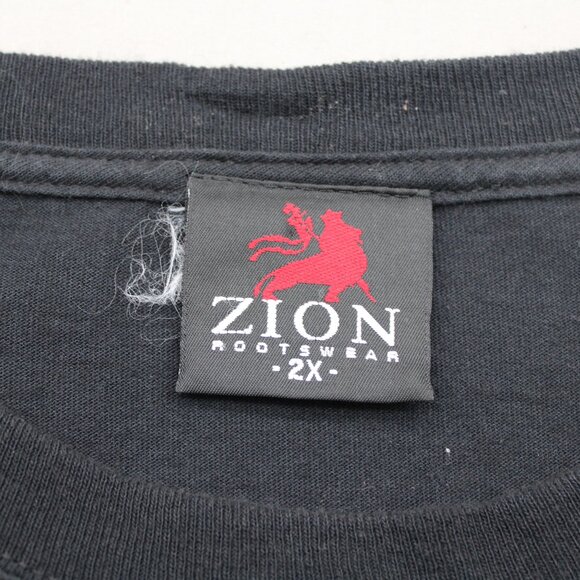 Retro Band Shirt - Bob Marley Legend Album Cover Zion Rootswear - Men's 2XL - Picture 10 of 11